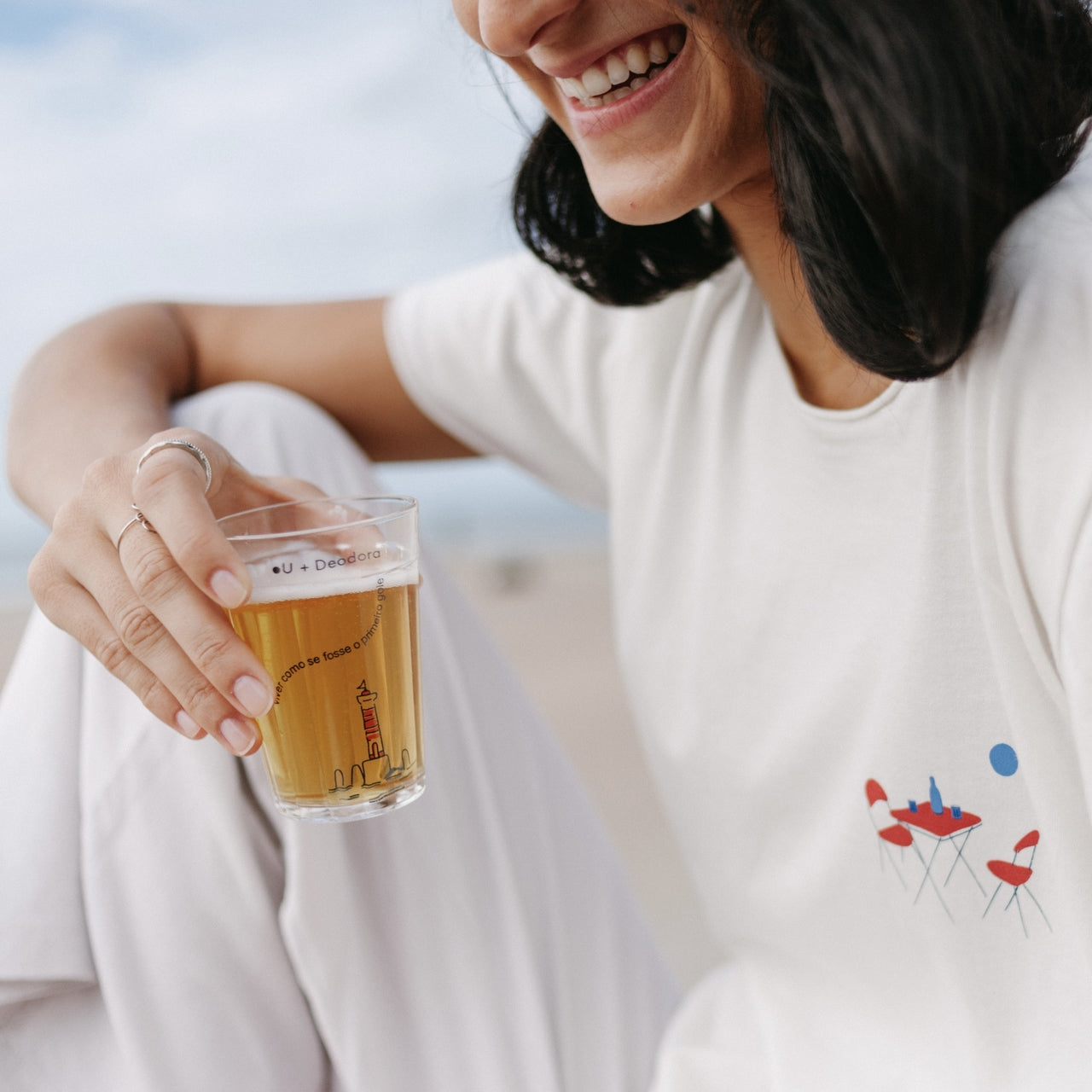 Camiseta sustentável 'cervejoU'